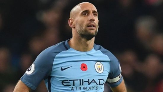 Pablo Zabaleta lascia il City ma potrebbe rimanere in Premier League